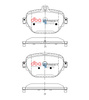 DBA Brake Pads Utcai sorozat hátsó fékbetétek - DB15171SS