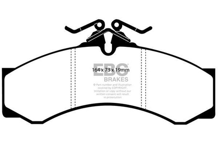 DP1054/2 - Zestaw klocków hamulcowych seria ULTIMAX2 EBC Brakes