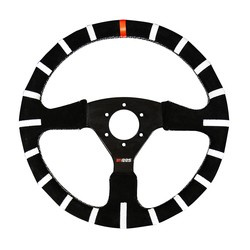 RRS EASY Note 350mm flat suede Steering wheel