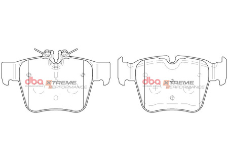 Brake Pads Xtreme Performance rear - DB15063XP MERCEDES-BENZ C-Class W205 C43 AMG Cabriolet A205 4Matic Coupe C205 Estate S205 GLC-Class X253 GLC 43 GLC220 GLC250 GLC350 GLC350e C253