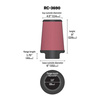 Cone filter K&N - mounting diameter 89mm, height 229mm
