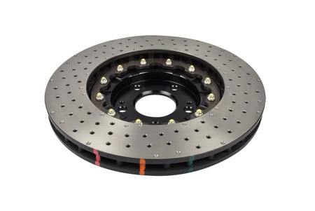 Tarcza hamulcowa przednia DBA 5000 series - Cross Drilled/Dimpled - DBA53146BLKXD HYUNDAI i-30 N PD