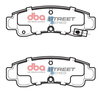 DBA Brake Pads Utcai sorozat hátsó fékbetétek Kerámia - DB1118SS