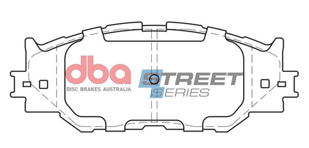 Klocki hamulcowe przednie DBA Brake Pads Street Series Ceramic - DB1852SS LEXUS IS200D IS220D IS250 IS300h