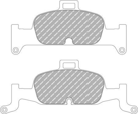 Ferodo Racing DS2500 első fékbetét FCP4616H AUDI A4 Allroad B9 Avant 8W5 8WD A5 F53 F5P Convertible F57 F5E Sportback F5A F5F A6 C8 A7 Q5,
