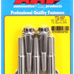 ARP M10 x 1.50 x 50 12pt SS bolts (5pcs)