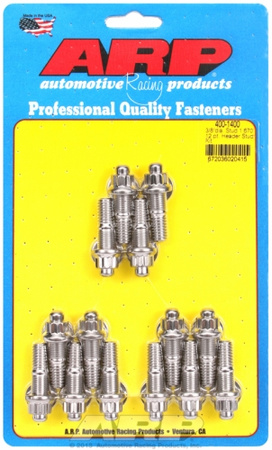ARP "3/8"" x .750 SS 12pt header stud kit"