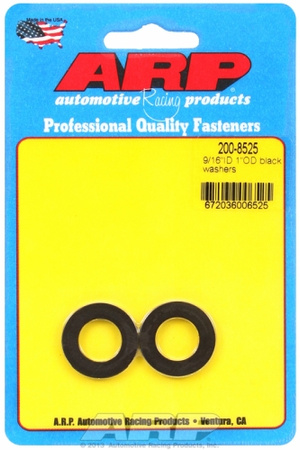 ARP "9/16"ID 1"OD .120"TH black washers" (2pcs)