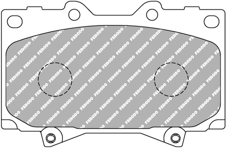 Klock hamulcowe Ferodo Racing DS2500 przednie FCP1456H LEXUS GX LX TOYOTA LAND CRUISER