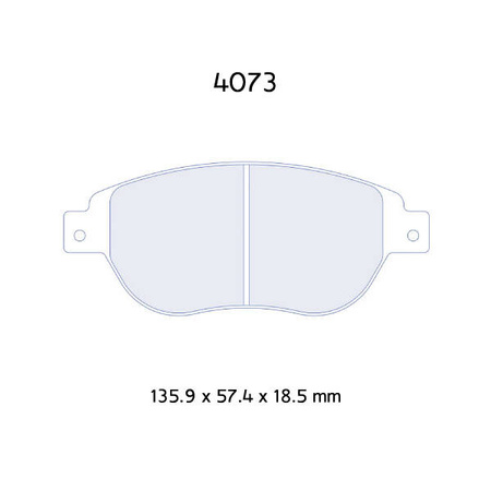 Carbone Lorraine RC8 brake pads - Peugeot 207 RC (06-)