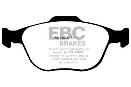 DP1444 - Zestaw klocków hamulcowych seria ULTIMAX2 EBC Brakes