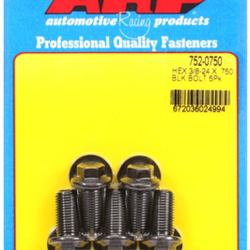 Śruby ARP "3/8""-24 x  .750 hex black oxide bolts" (5pcs)