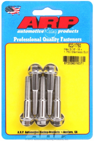 ARP "5/16""-18 x 1.750 hex SS bolts"