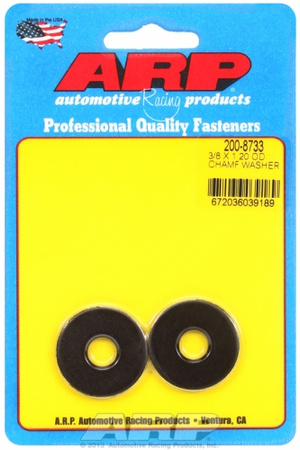 Śruby ARP  Chamfer Washer 3/8 ID 1.20 OD Black 2 Pack