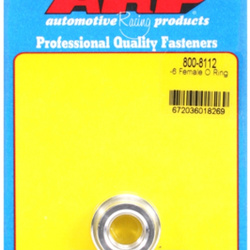 ARP -6 female O ring aluminum weld bung