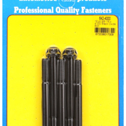 ARP "3/8""-16 x 4.000 12pt black oxide bolts" (5pcs)