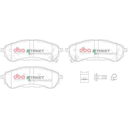 Bremsbeläge hinten DBA Brake Pads Street Performance - DB15016SP FORD Ranger