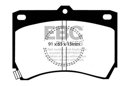 DP655 - Zestaw klocków hamulcowych seria ULTIMAX2 EBC Brakes