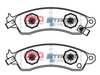 Klocki hamulcowe przednie DBA Brake Pads Street Series Ceramic - DB1353SS ASTON MARTIN V8 Coupe Volante Virage CHEVROLET Camaro 3rd Gen Corvette C4 FORD Aust NZ Mustang Generation 4th HOLDEN HSV PONTIAC Firebird