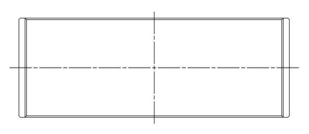ACL Conrod bearing shell Ford/Volvo 2.5L 5-cyl 0.025mm