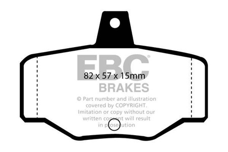 DP834 - Zestaw klocków hamulcowych seria ULTIMAX2 EBC Brakes