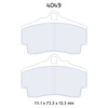 Carbone Lorraine RC8R brake pads - Porsche 997 3,6 Carrera 2/ 4 (04-09)