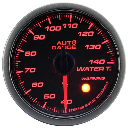 Auto Gauge Water Temperature Gauge - SMOKE WARNING 60mm
