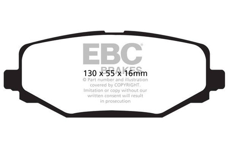 DP1889 -EBC Brakes ULTIMAX2 sorozatú fékbetét készlet