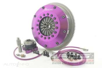 Xtreme Performance Mitsubishi Lancer Evo X - 200mm Rigid Ceramic Twin Plate Clutch Kit Incl Flywheel & CSC 1200Nm