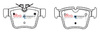 Brake Pads Street Series Ceramic rear - DB15063SS MERCEDES-BENZ C-Class W205 C43 AMG Cabriolet A205 4Matic Coupe C205 Estate S205 GLC-Class X253 GLC 43 GLC220 GLC250 GLC350 GLC350e C253