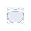 Carbone Lorraine RC6 brake pads - Toyota Yaris GR