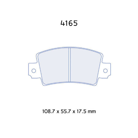 Bremsbelagsatz Carbone Lorraine RC6 - Renault Alpine A310 (62-77)