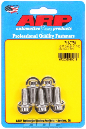 Śruby ARP "3/8""-24 x  .750 12pt SS bolts" (5pcs)