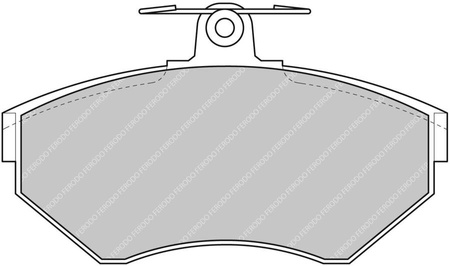 Ferodo Racing DS2500 brake pad front FCP1312H SEAT Arosa 6H Cordoba II Vario Ibiza Ibiza III Toledo VOLKSWAGEN Caddy Caddy Golf 3 Lupo Polo II Classic Variant Variant