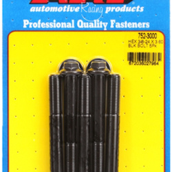 Śruby ARP "3/8""-24 x 3.000 hex black oxide bolts" (5pcs)