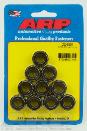 ARP 7/16-20 hex nut kit (10pcs)