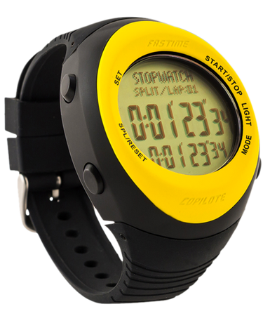 Fastime RW3 pilot's watch black/yellow