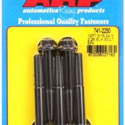 Śruby ARP "5/16""-24 x 2.250 12pt black oxide bolts" (5pcs)