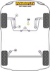 Zestaw śrub regulacji kąta pochylenia PowerAlign (12mm x 60mm) Powerflex road+black Peugeot 307 (2001-2011) PFA100-12