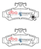 DBA Brake Pads Utcai sorozat hátsó fékbetétek Kerámia - DB1475SS