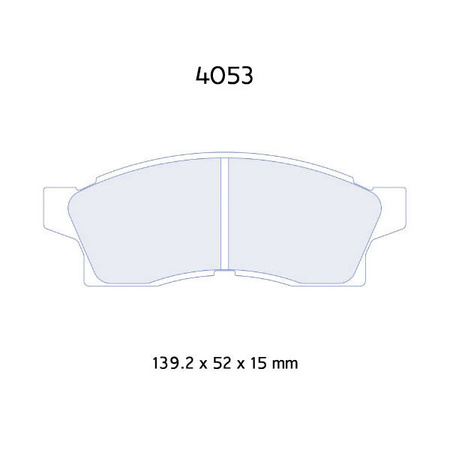 Carbone Lorraine RC6 brake pads - Toyota MR2 2,0 (89-99)