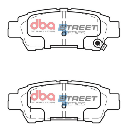 Klocki hamulcowe tylne DBA Brake Pads Street Series Ceramic - DB1660SS TOYOTA Alphard Avensis Verso Estima Lucida Previa