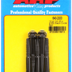 ARP "1/4""-20 x 2.000 12pt black oxide bolts" (5pcs)