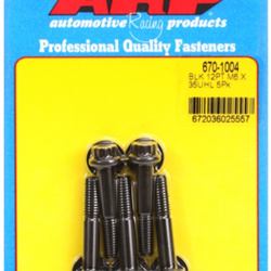 Śruby ARP M6 x 1.00 x 35 12pt black oxide bolts (5pcs)
