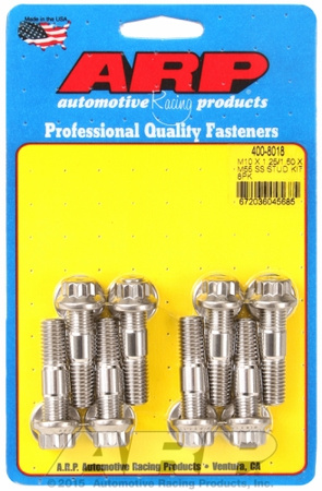 Śruby ARP M10 X 1.25/1.50 X 48mm broached stud kit 8pcs