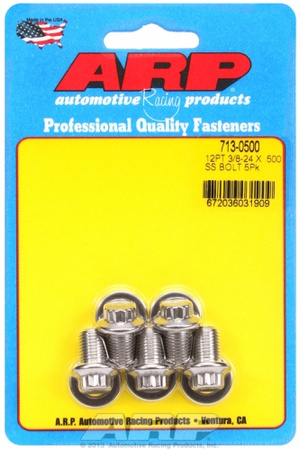 Śruby ARP "3/8""-24 x .500 12pt SS bolts" (5pcs)