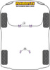 Tuleja stabilizatora przód 26mm Powerflex Road Series Mitsubishi Outlander & Outlander (2003 - 2013) PFF44-201-26