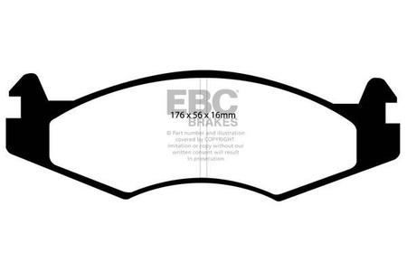 DP813 - Ein Satz Bremsbeläge serie ULTIMAX2 EBC Brakes