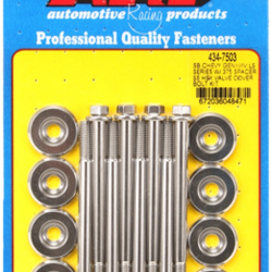 Śruby ARP  SB Chevy GENIII/IV LS w/.375 spcr SS hex valve cvr bolt