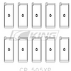 King hengerkapocs csapgyűrűhéj AUDI ABB, ABM, ADP, PP, RN - CR 505XP